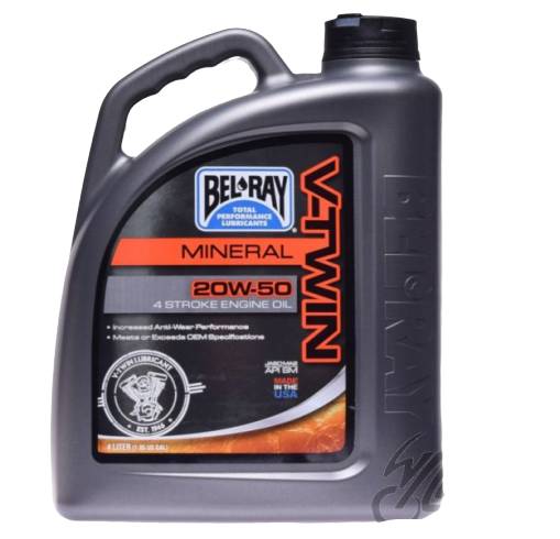 Olej bel-ray v-twin mineralny 4t 20w-50 4l