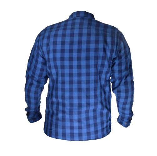 Koszula motocyklowa leoshi niebieska l Koszula motocyklowa leoshi niebieska l - obrazek 3