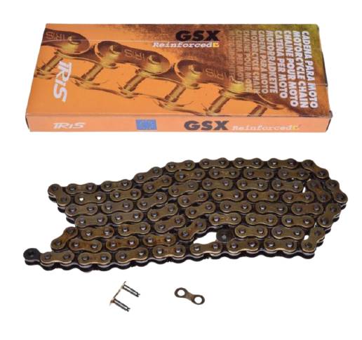 Łańcuch napędowy iris 415 gsx 112l złoty