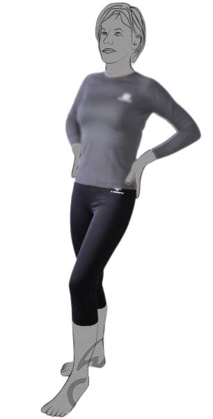 Kalesony termoaktywne damskie leoshi s