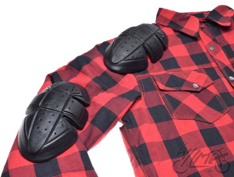 Koszula motocyklowa leoshi czerwona xl Koszula motocyklowa leoshi czerwona xl - obrazek 3