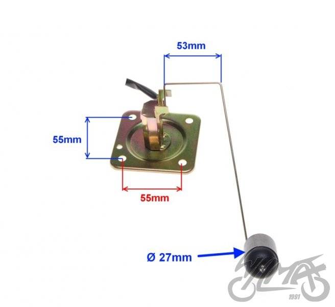 Czujnik poziomu paliwa romet zetka Czujnik poziomu paliwa romet zetka - obrazek 3