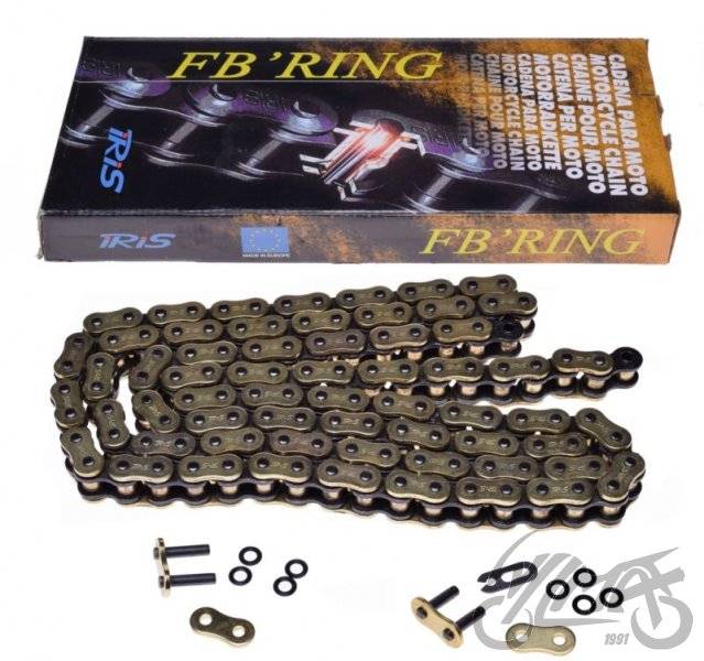 Łańcuch napędowy iris 525 fb 108l złoty Łańcuch napędowy iris 525 fb 108l złoty - obrazek 2