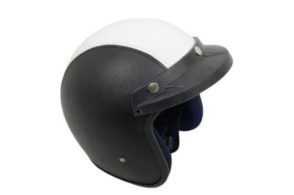 Kask awina otwarty xxxs tn8658 czarna-biała skóra