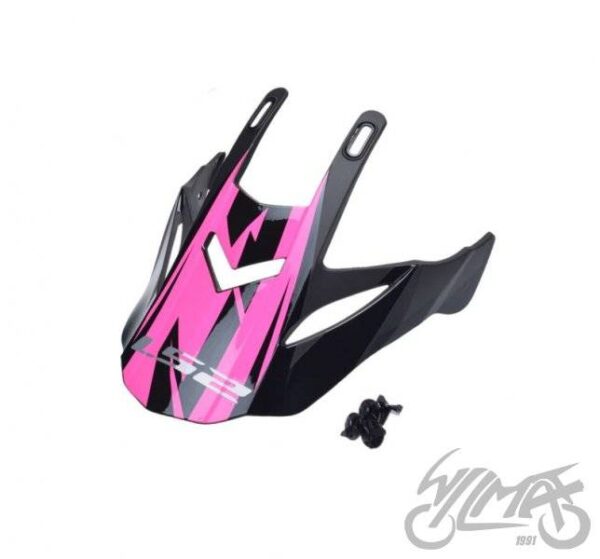 Daszek kasku mx437 evo roar black purple - obrazek 2
