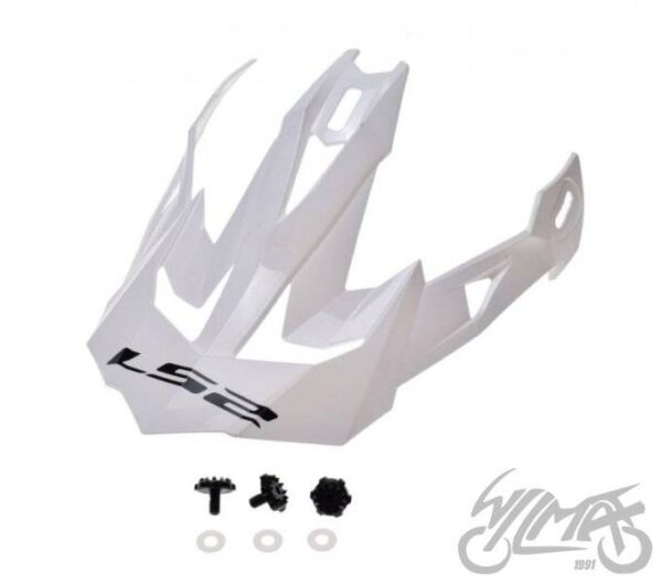 Daszek kasku mx470 gloss white - obrazek 2