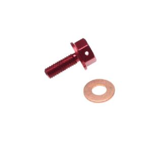 Korek spustu oleju m8x1,25 z magnesem motocross
