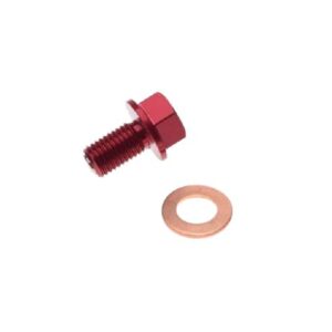 Korek spustu oleju m10x1,25 z magnesem motocross