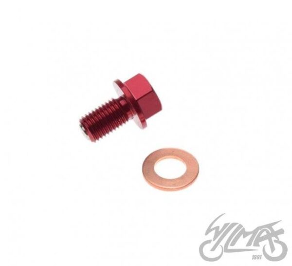 Korek spustu oleju m10x1,25 z magnesem motocross - obrazek 2