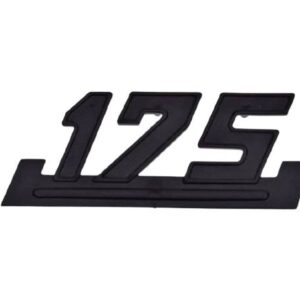 Znaczek boczka wsk 175 czarny 103 x 43mm