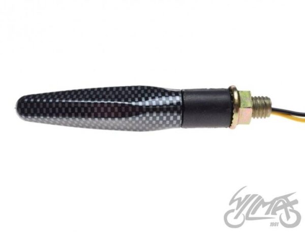 Kierunkowskaz carbon biały klosz 9 led - obrazek 3