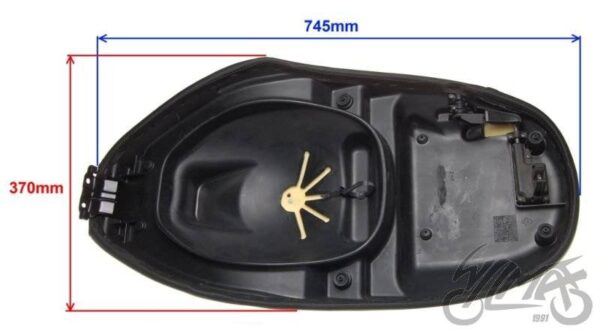 Siedzenie fotel kanapa piaggio fly 125 50 - obrazek 4