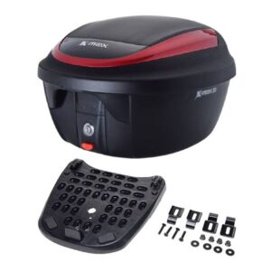 Kufer k-max z płytą montażową czerwony 30l