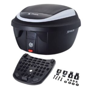 Kufer k-max z płytą montażową bialy 30l