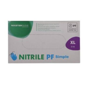 Rękawice nitrylowe 100 szt rozm xl niebieskie