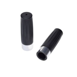 Guma kierownicy 7/8+1 124mm czarna chrom