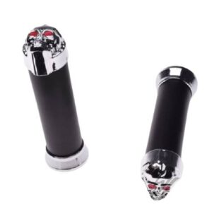 Manetka czarna czacha długa kierownica 22 mm