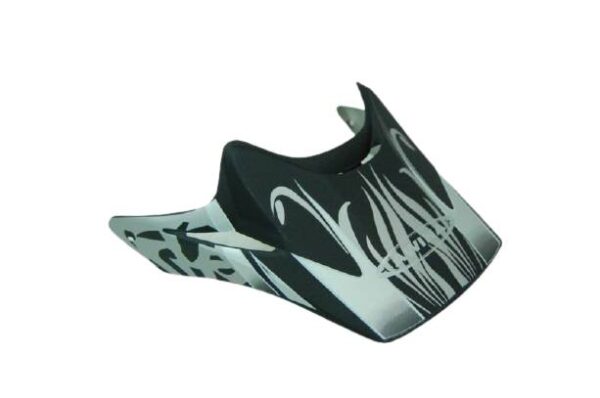 Daszek kasku mini enduro czarny mat aj0421