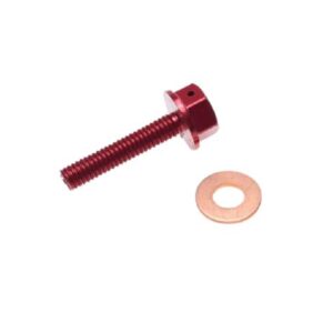 Korek spustu oleju m8x1,25 z magnesem motocross