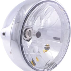 Lampa przód 7 boczne mocowanie h4 chrom