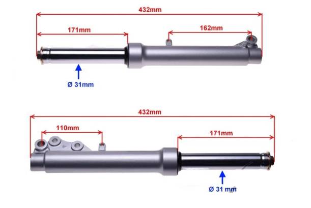 Amortyzator przód lewy+prawy Amortyzator przód lewy+prawy - obrazek 2
